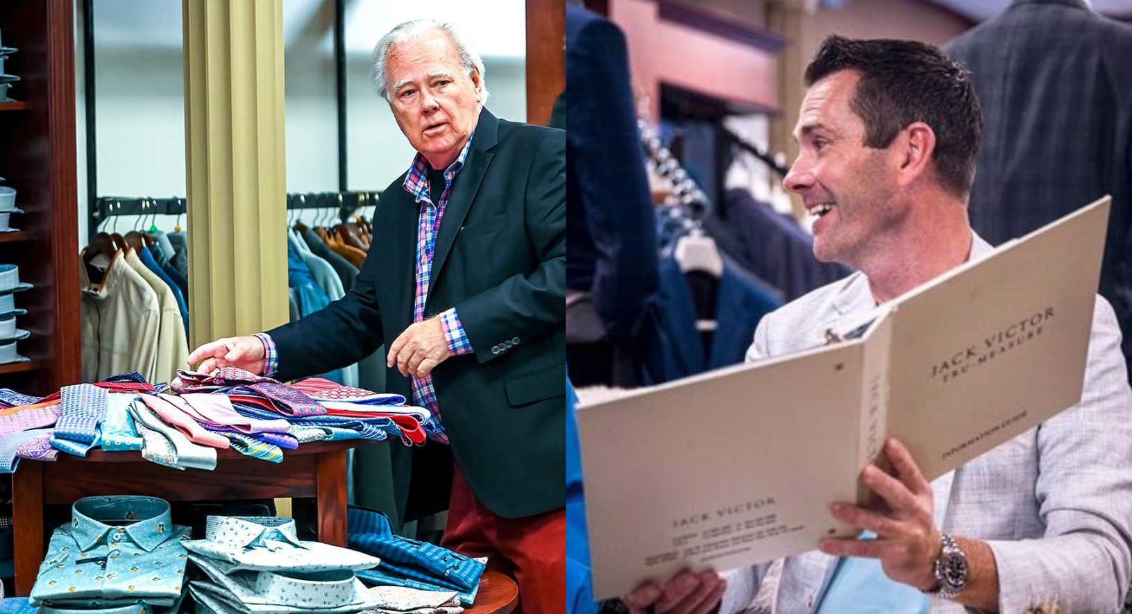 In-house tailor shop at Mark Thomas Men's Apparel, Albany NY: pressing and finishing